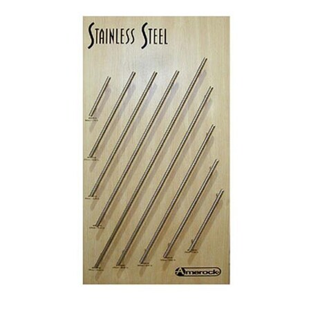 Hd A19013 SS Amerock Stainless Steel Bar Pull; 256 mm. A19013 SS